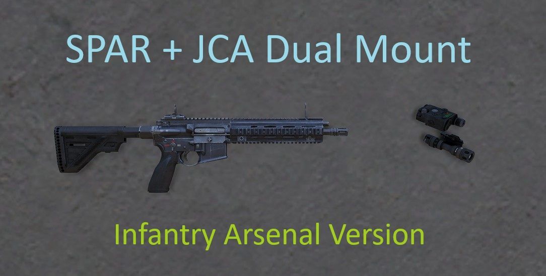 JCA Dual Mount SPAR-16 Compat (Infantry Arsenal version)