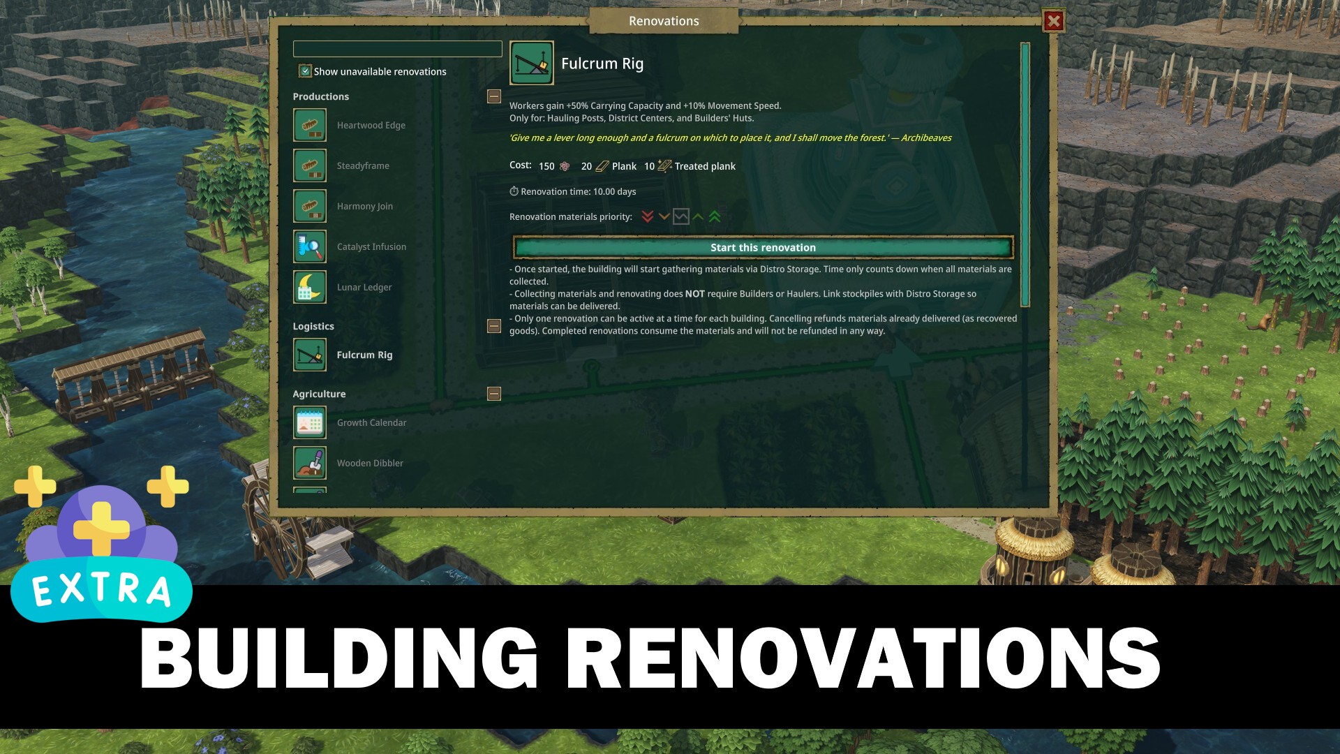 More Building Renovations