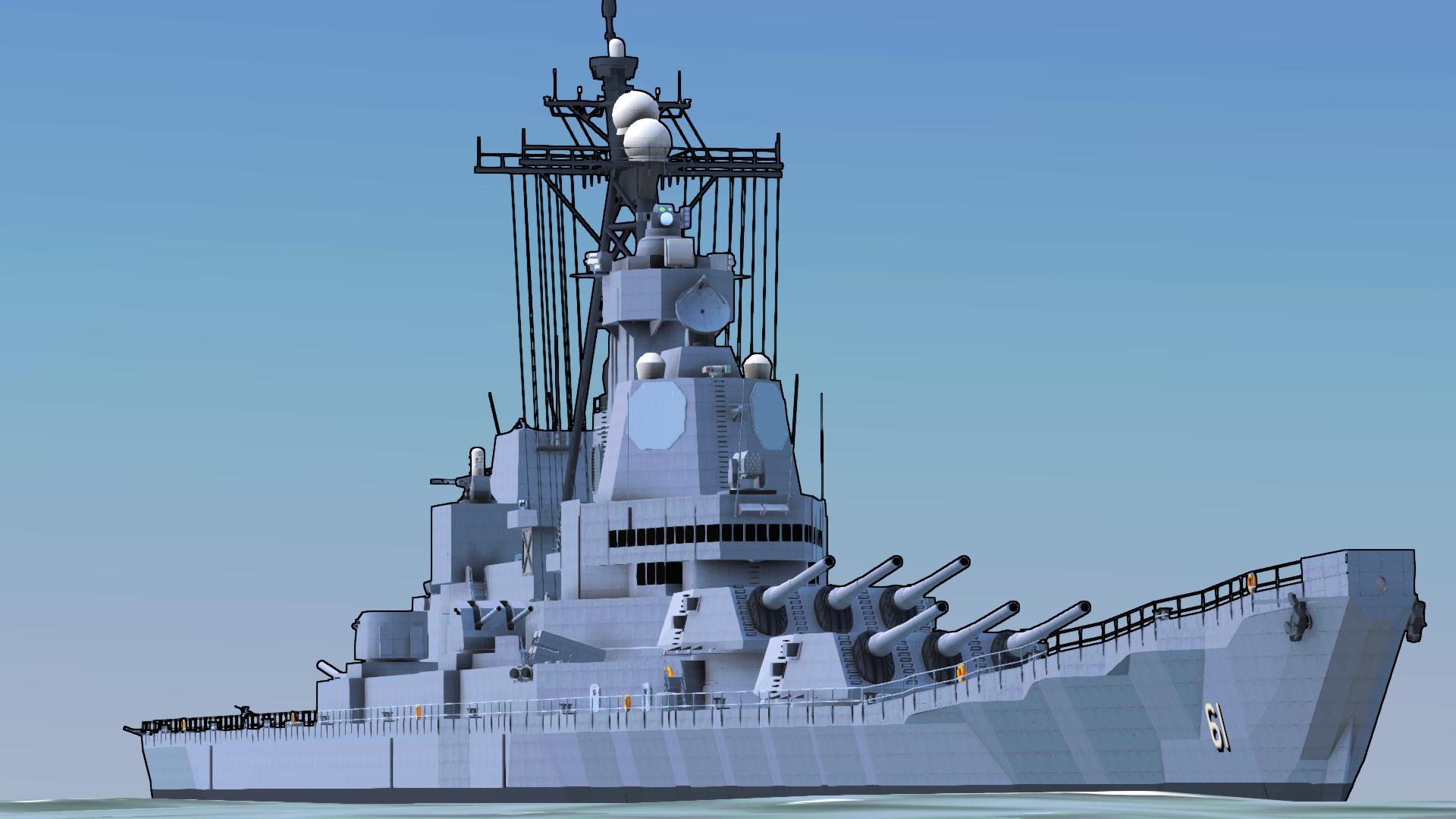 Iowa-Class Battleship Modern Refit