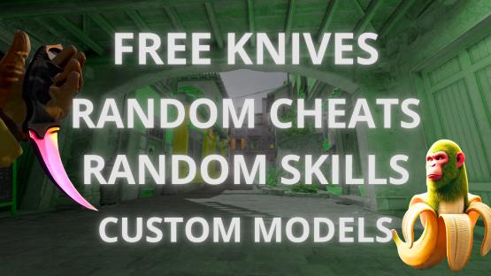 RANDOM CHEATS + CUSTOM MODELS + FREE KNIVES – Counter-Strike 2 Mod