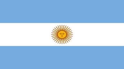 The flag of Argentina
