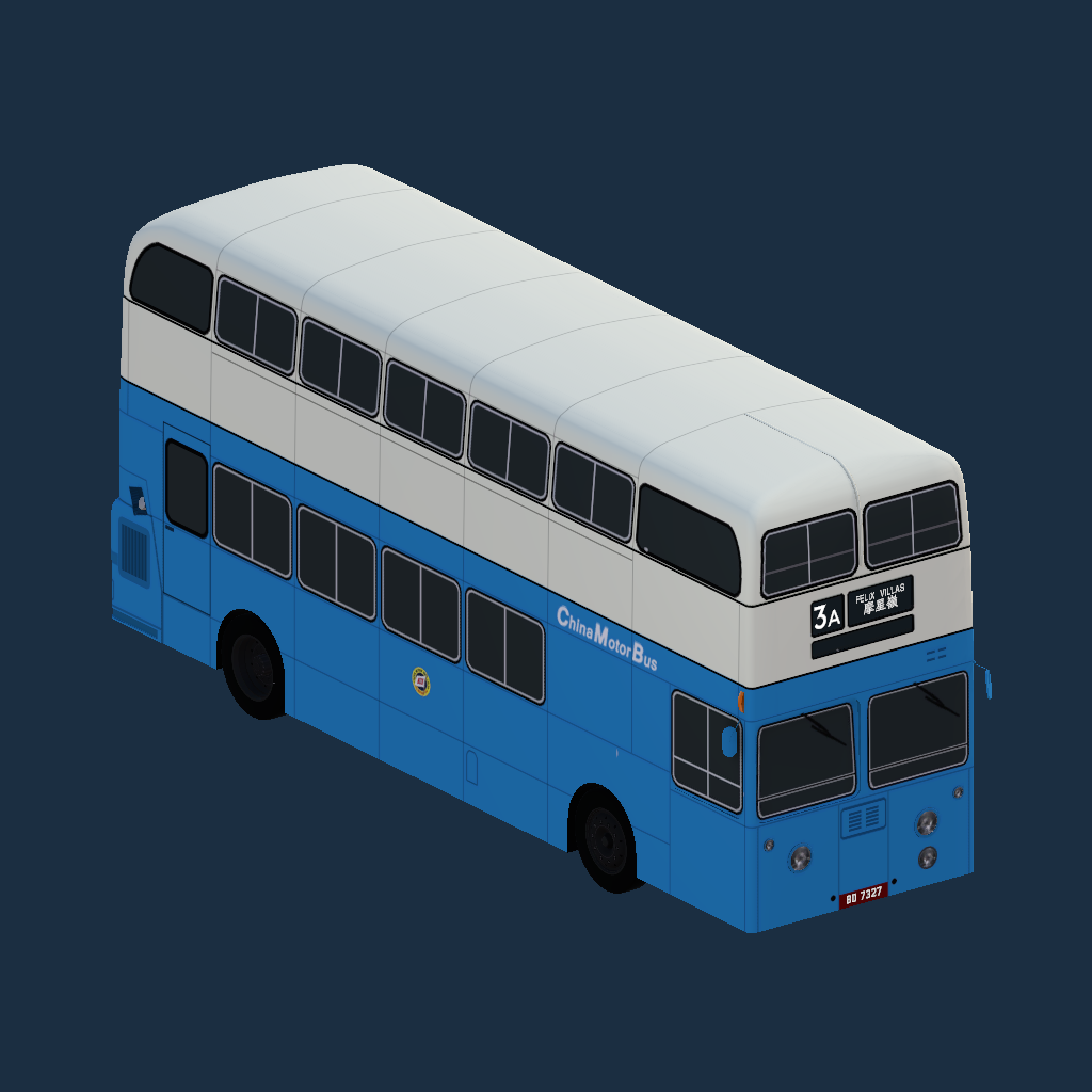 CMB XA - Leyland Atlantean Park Royal 70s Blue
