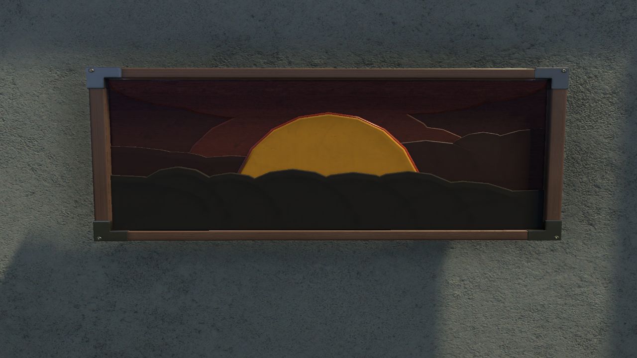 Sunrise painting