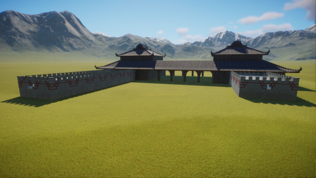 Large east-asian inspired imperial palace preview