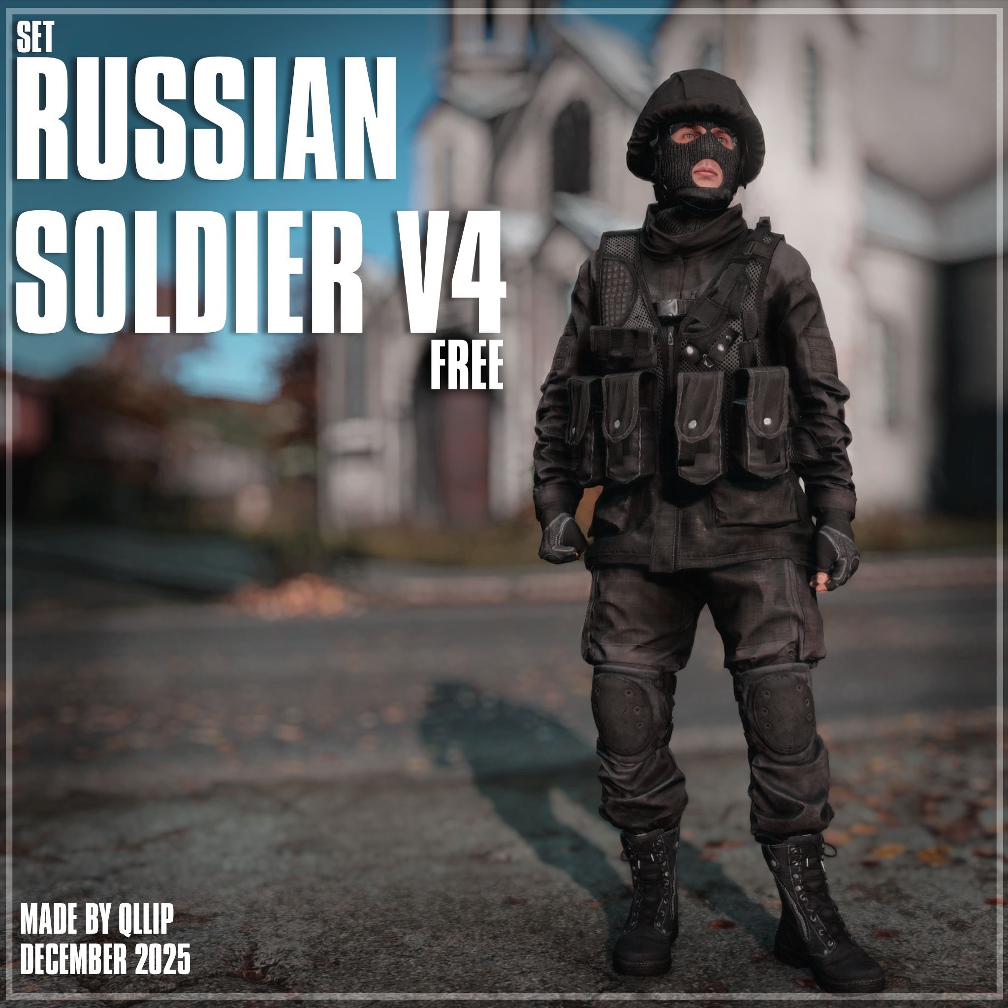 Set complete - Russian Soldier 4 FREE