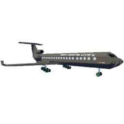 Softbody AIR LINER Tu-154M 50th Special Livery