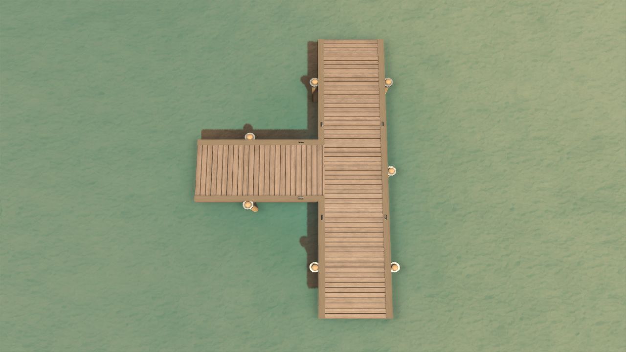 Prehistoric Resort Walkway Intersection 3 Way