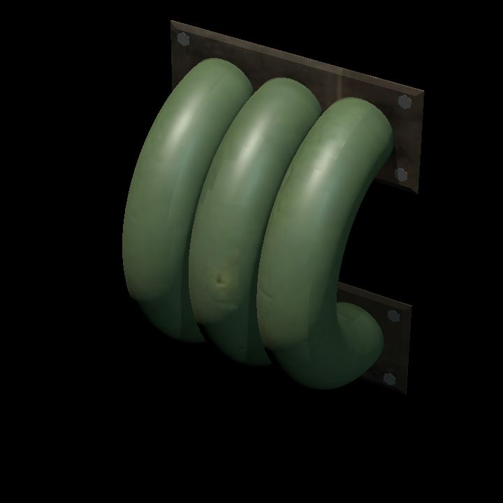 Wall pipes B - triple