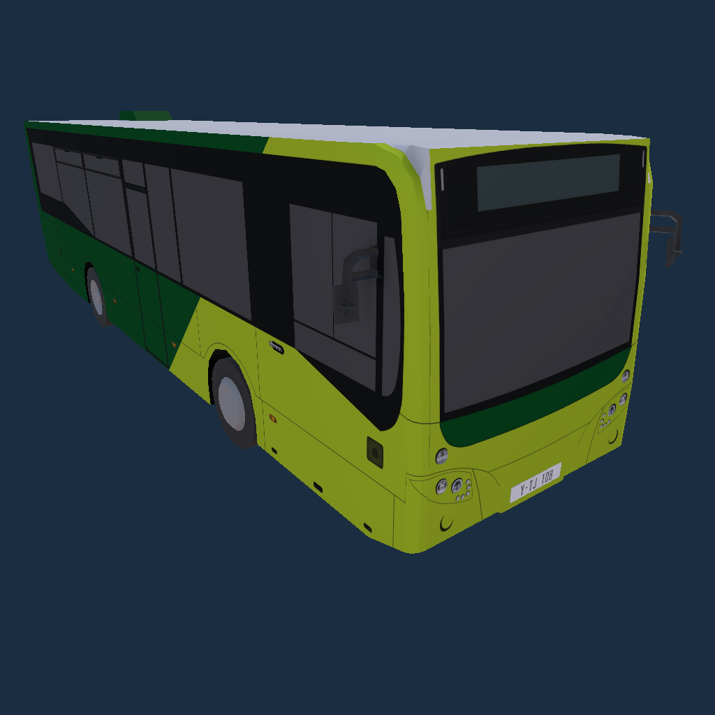 White Bus Services Flight Line Livery Non Branded
