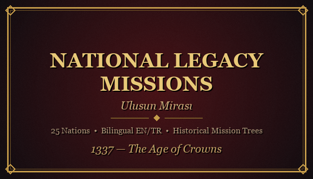 National Legacy Missions preview