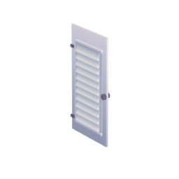 A door with front and back