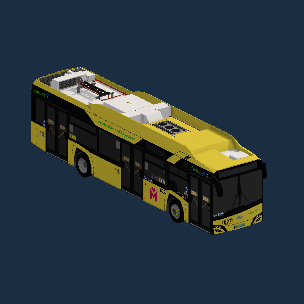 PKM Sosnowiec #827 - Solaris Urbino 12 IV Electric