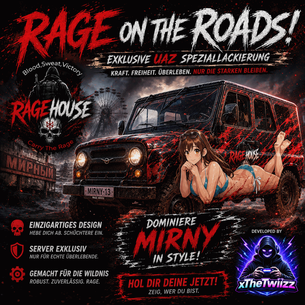 RAGEHOUSE - Vehicle Skins Streamready / by xTheTwiizz