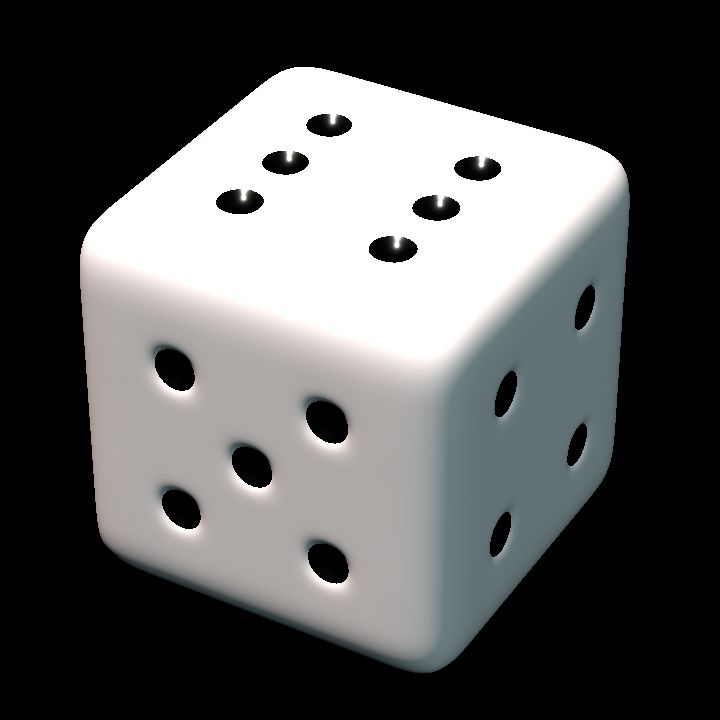 Dice white