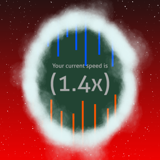 6-X - PULSE but sections between +X axis floors makes you 1% faster and repeats itself for every time it's been played before