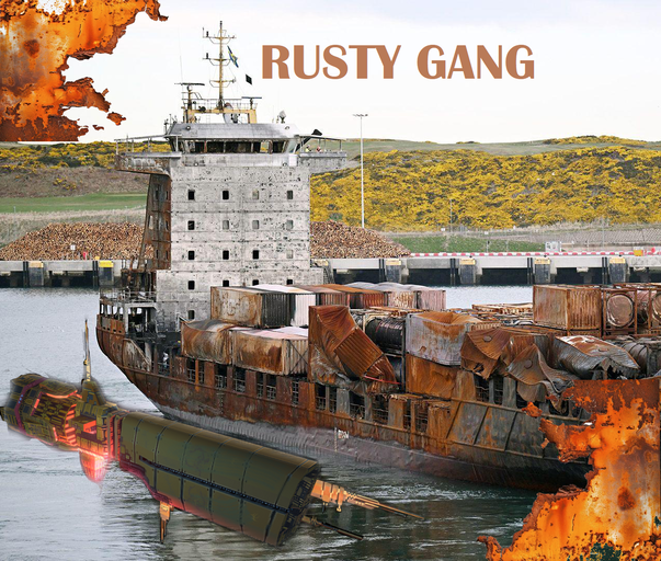 Scarred Rust - Magnum Skin