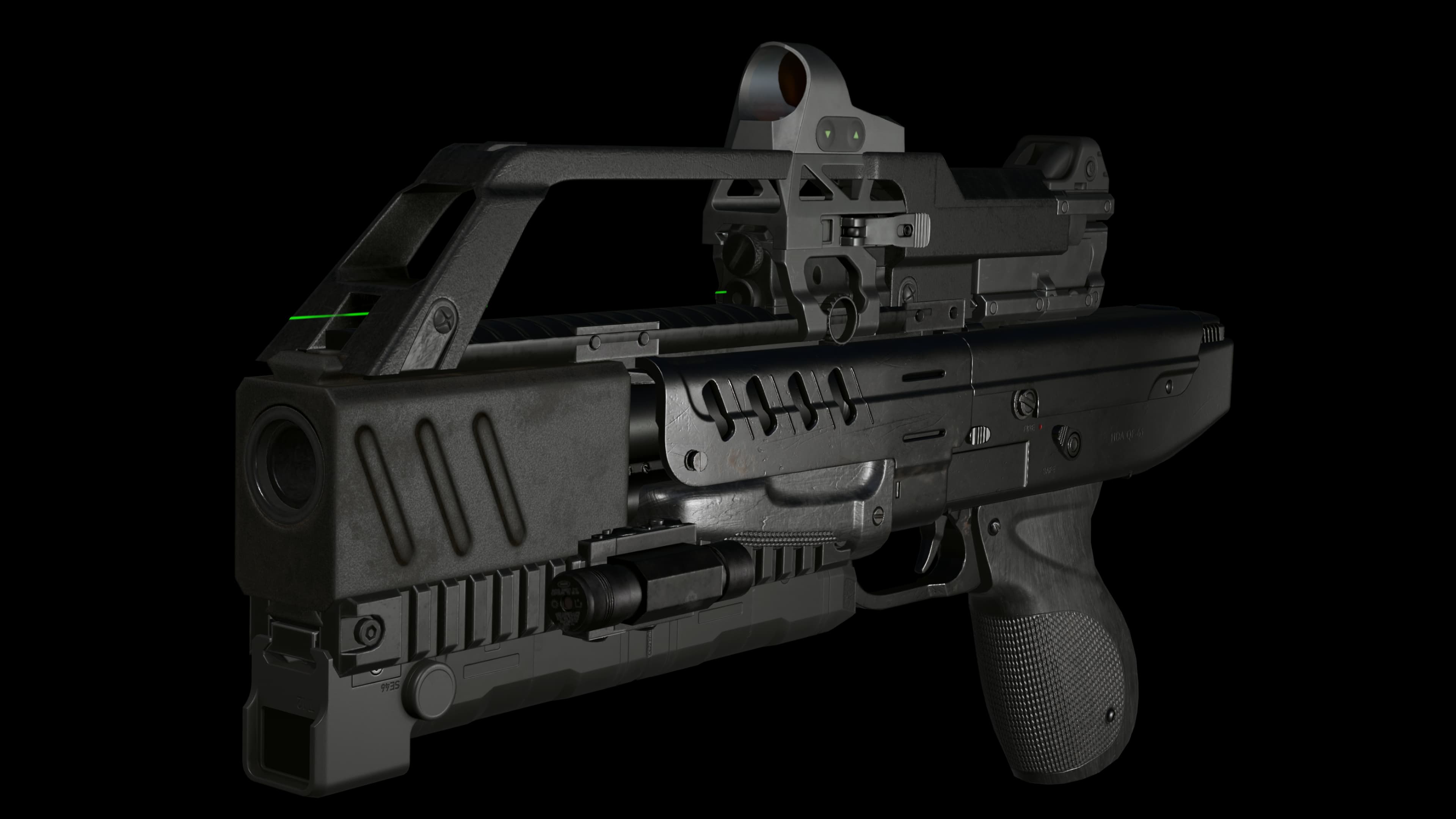 Horrid "Space!"-y Handcannon