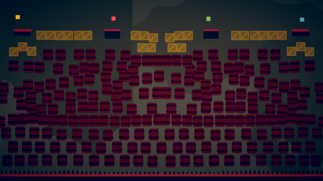 A map with tons of tnt and some boxes to fly on, but you dies if you fly