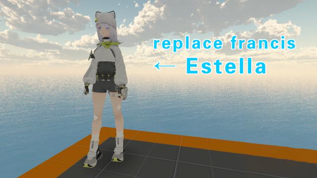 Arknights Endfield Estella（明日方舟终末地 埃特拉）replace francis