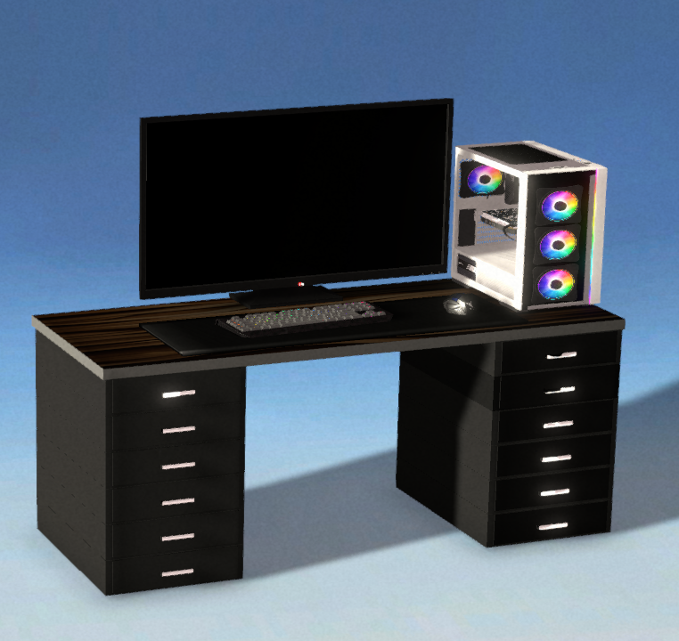 Pc Desk and rig