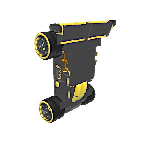 race car NEON GOLD
