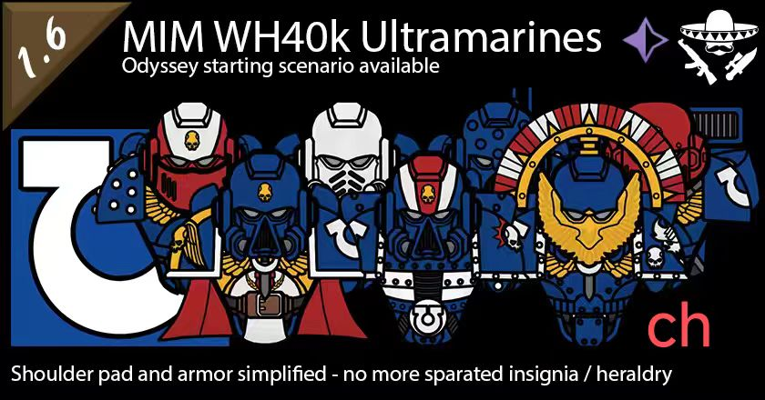 [ZH]MIM Warhammer 40k Ultramarines中文汉化