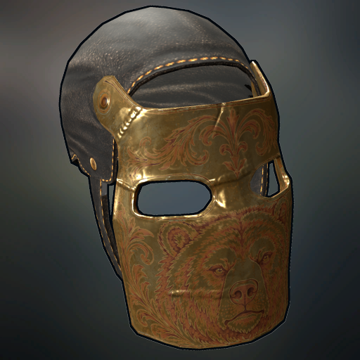 Golden Bear Facemask