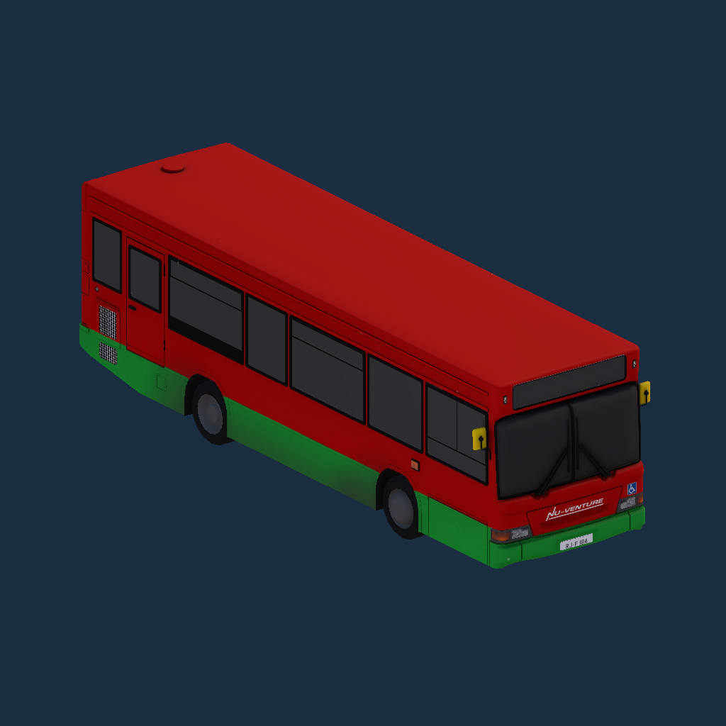 Dennis Dart MPD 8.8m Nu-Venture Red & Green