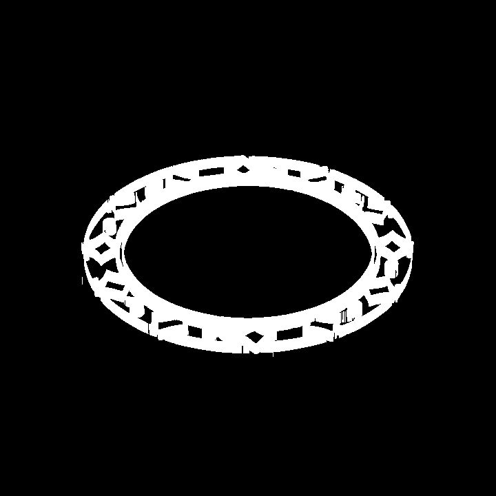 A glowing sigil - white circle 1