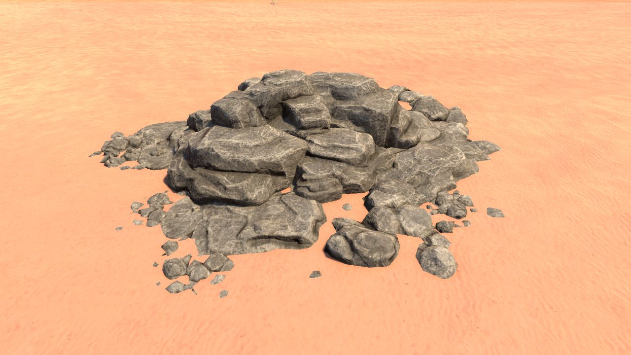 Rock cluster