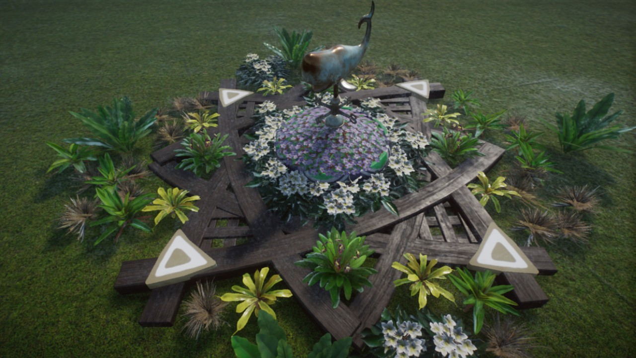 Compass Rose Tropical Garden