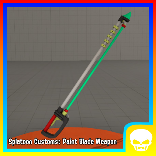 Splatoon Customs: Paint Blade Weapon