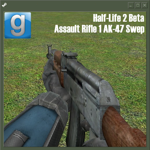 Half-Life 2 Beta Assault Rifle 1 AK-47 Swep preview