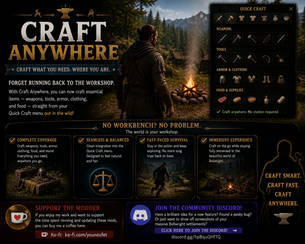 Craft Anywhere