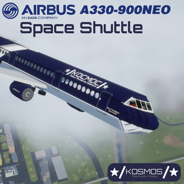 Softbody AIR LINER Airbus A330-900NEO Kosmos Airways [Last Goodbye Livery]