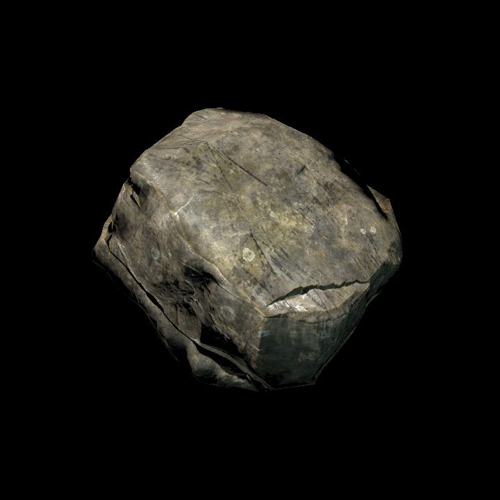 boulder rock #4 tilted