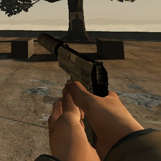 CS:GO USP-S on L4D1 Animations
