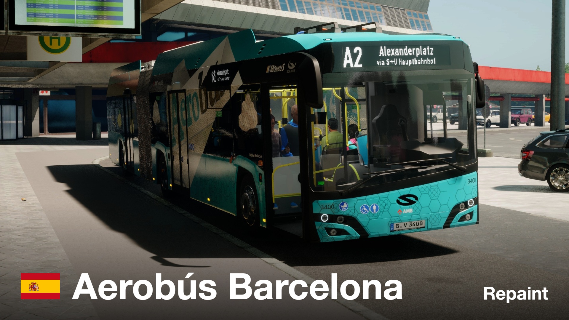 Aerobús Barcelona (MONBUS) | Solaris Urbino IV Electric (12/2, 18/3)