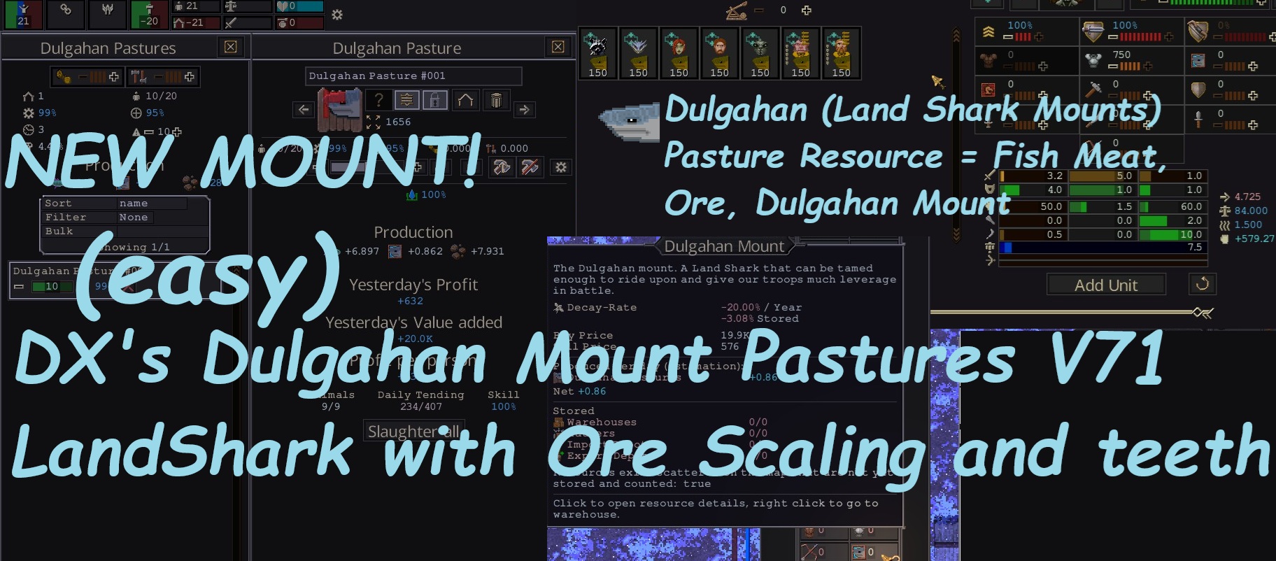 Dulgahan Land Shark Mounts V71 (easy)