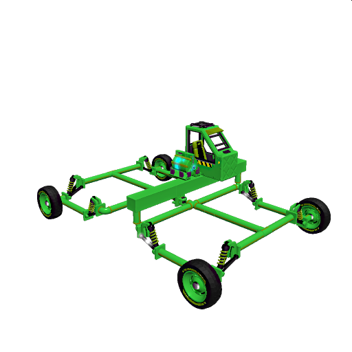 simple suspension + steering