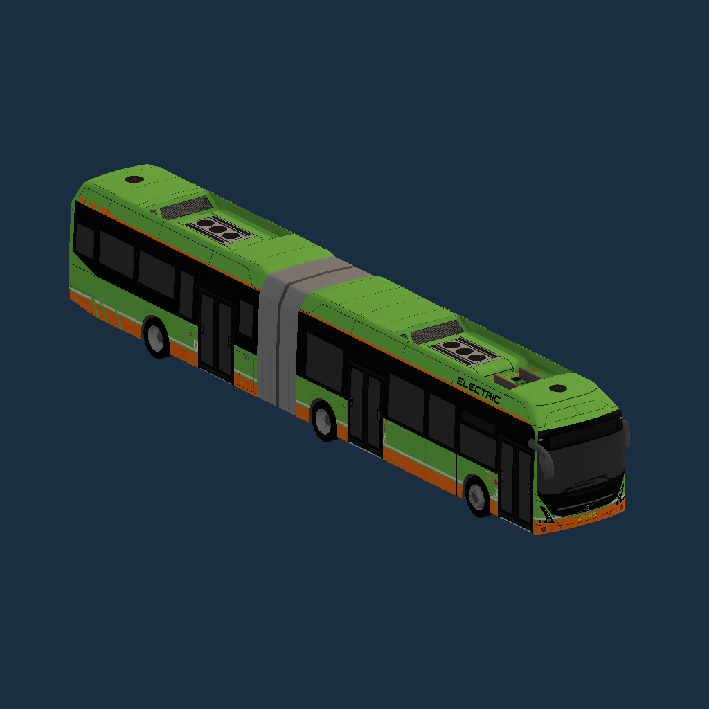 Nanning Bus (BRT Double Doors)(Volvo 7900A Electric by _T_B_N_)