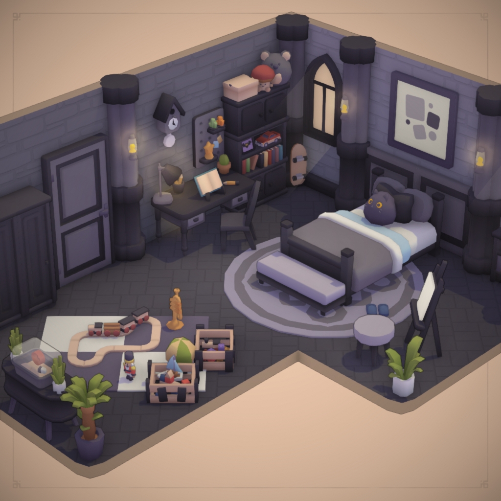 Black + Medieval + Kidroom