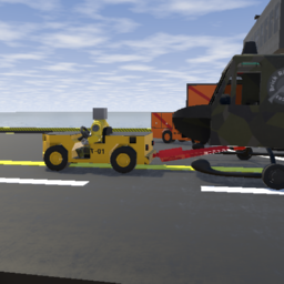 Carrier Tractor w/tow