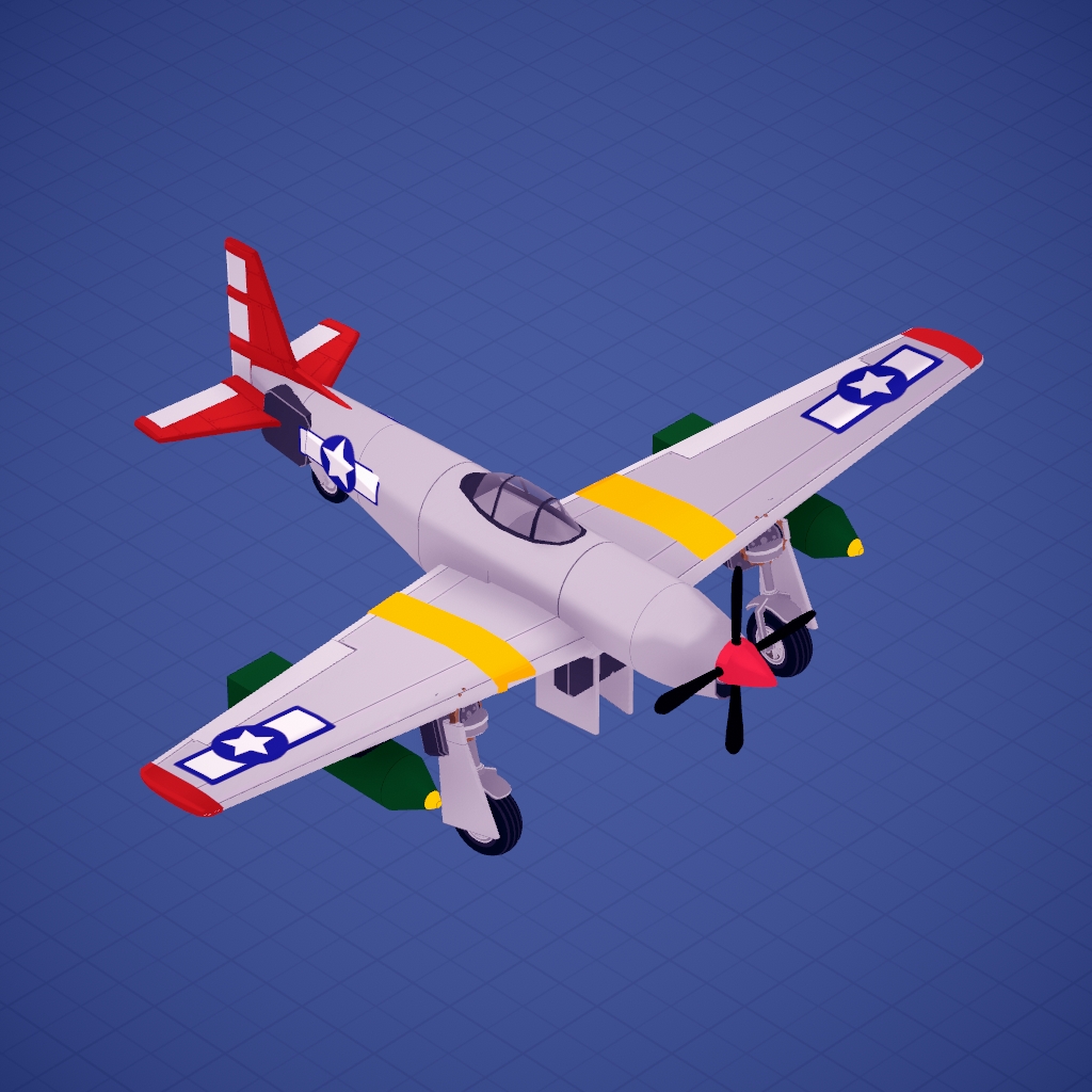 North american P-51D with 2 500lb bombs preview