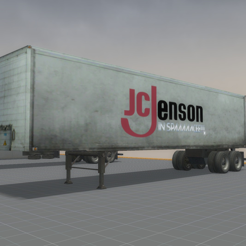 jcjenson branded semi trailer (murder drones)
