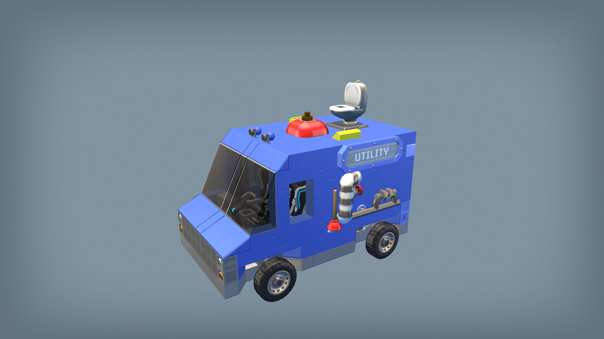 Mini City Plumber's Van