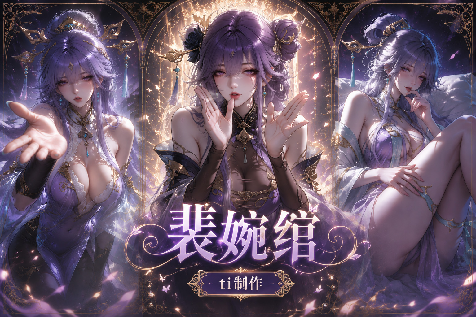 <color=#ff245b><size=24>【ti】</color><color=#2D3DD2>裴婉绾·动态立绘</color>

 preview