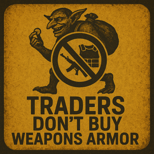 TradersDontBuyWeaponsArmor by sdwvit