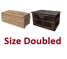 Doubled Storage Size