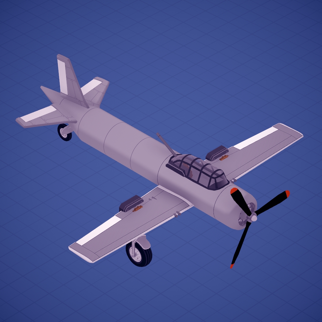 updated SBD-2 with movable defensive armament!